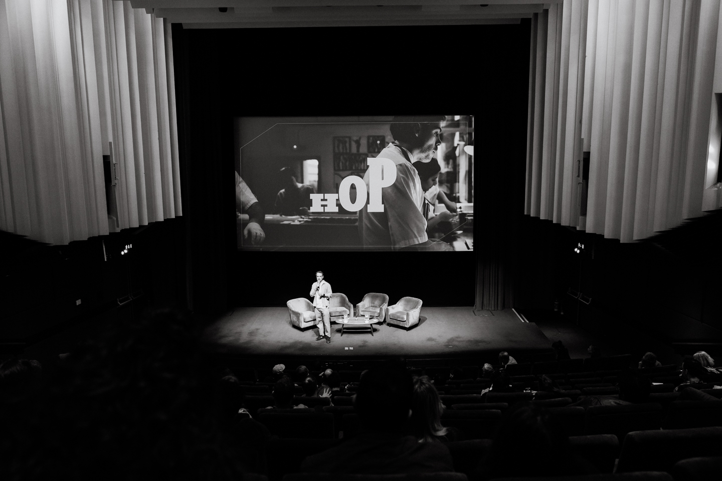 Nick Clarke speaking at the Square Mile Summit